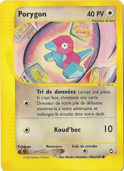 Porygon, Aquapolis, no. 103a