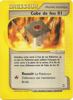 Cube de feu 01, Aquapolis, n° 122
