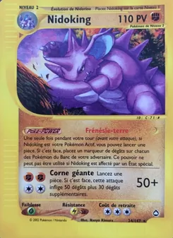 Nidoking, Aquapolis, n° 24
