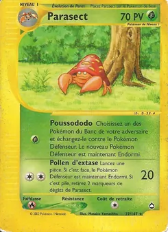 Parasect, Aquapolis, n° 27