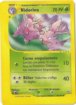 Nidorino, Aquapolis, n° 55