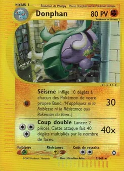 Donphan, Aquapolis, n° 7