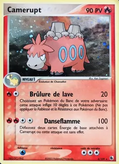Camérupt, EX Rubis & Saphir, n° 4