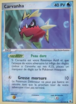 Carvanha, EX Rubis & Saphir, n° 51