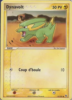 Dynavolt, EX Rubis & Saphir, n° 52