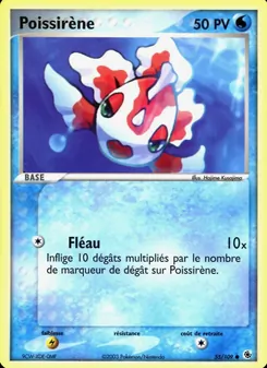 Poissirène, EX Rubis & Saphir, n° 55