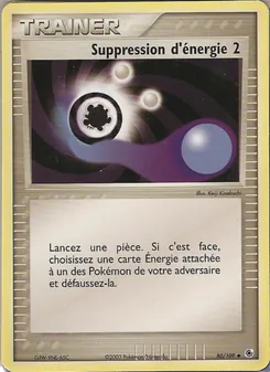 Suppression d'énergie 2, EX Rubis & Saphir, n° 80