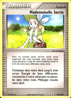 Mademoiselle Sortie, EX Rubis & Saphir, n° 83