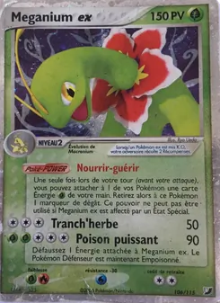 Meganium ex, EX Forces Cachées, n° 106