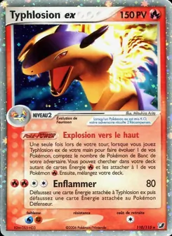 Typhlosion ex, EX Forces Cachées, n° 110