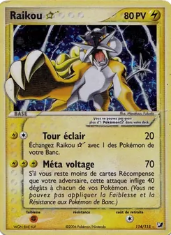 Raikou ☆, EX Forces Cachées, n° 114