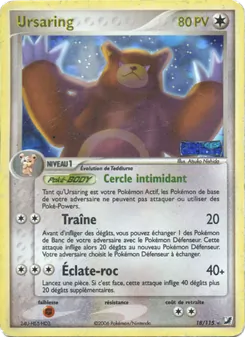 Ursaring, EX Forces Cachées, n° 18