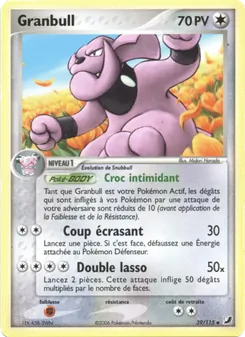 Granbull, EX Forces Cachées, n° 39