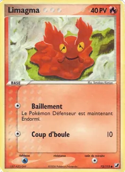 Limagma, EX Forces Cachées, n° 73