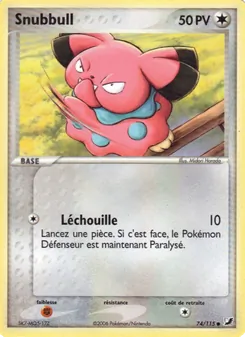 Snubbull, EX Forces Cachées, n° 74