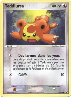 Teddiursa, EX Forces Cachées, n° 77