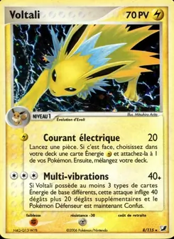 Voltali, EX Forces Cachées, n° 8