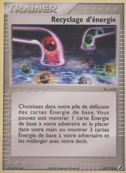 Recyclage d'énergie, EX Forces Cachées, n° 81