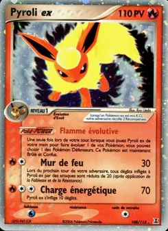 Pyroli ex, EX Espèces Delta, n° 108