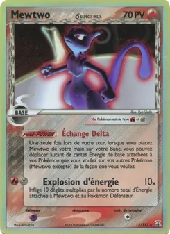 Mewtwo δ, EX Espèces Delta, n° 12