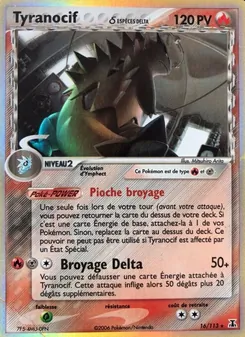 Tyranocif δ, EX Espèces Delta, n° 16