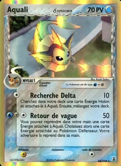 Aquali δ, EX Espèces Delta, n° 18