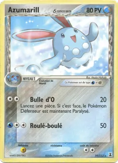 Azumarill δ, EX Espèces Delta, n° 19