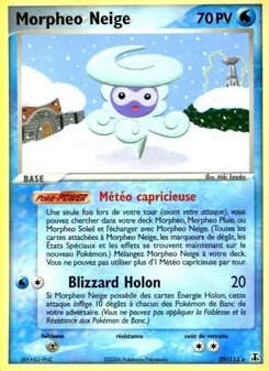 Morpheo Neige, EX Espèces Delta, n° 29