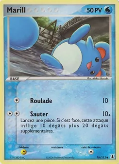 Marill, EX Espèces Delta, n° 76