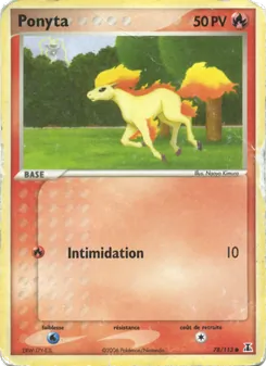 Ponyta, EX Espèces Delta, n° 78