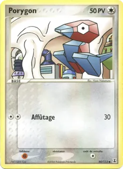 Porygon, EX Espèces Delta, n° 80