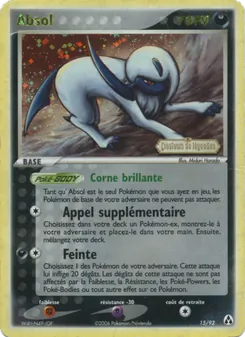 Absol, EX Créateurs de légendes, n° 15