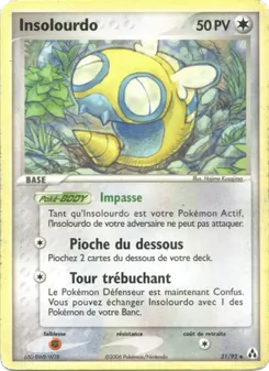 Insolourdo, EX Créateurs de légendes, n° 31
