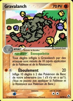 Gravalanch, EX Créateurs de légendes, n° 34