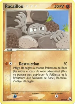 Racaillou, EX Créateurs de légendes, n° 53