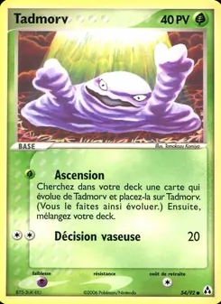Tadmorv, EX Créateurs de légendes, n° 54