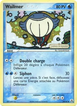 Wailmer, EX Créateurs de légendes, n° 69