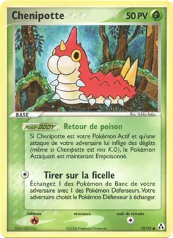 Chenipotte, EX Créateurs de légendes, n° 70