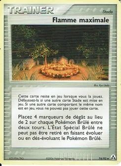 Flamme maximale, EX Créateurs de légendes, n° 74