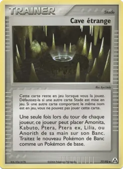 Cave étrange, EX Créateurs de légendes, n° 77