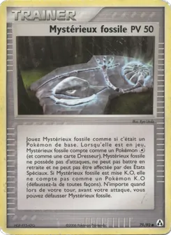 Mystérieux fossile, EX Créateurs de légendes, n° 79