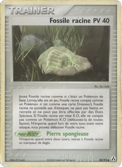 Fossile racine, EX Créateurs de légendes, n° 80