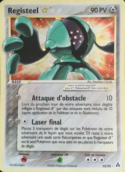 Registeel ☆, EX Créateurs de légendes, n° 92
