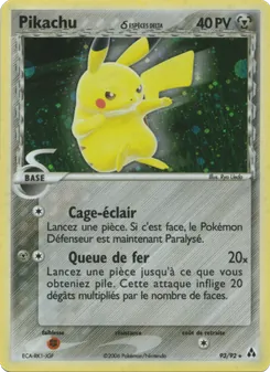 Pikachu δ, EX Créateurs de légendes, n° 93