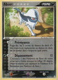Absol, EX Fantômes Holon, n° 18