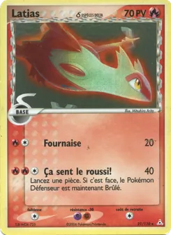 Latias δ, EX Fantômes Holon, n° 21