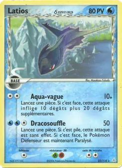 Latios δ, EX Fantômes Holon, n° 22