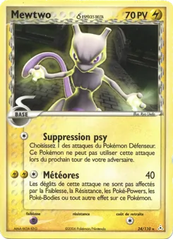 Mewtwo δ, EX Fantômes Holon, n° 24