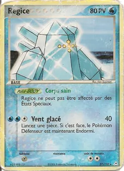Regice, EX Fantômes Holon, n° 27
