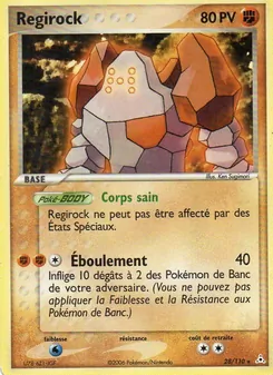 Regirock, EX Fantômes Holon, n° 28